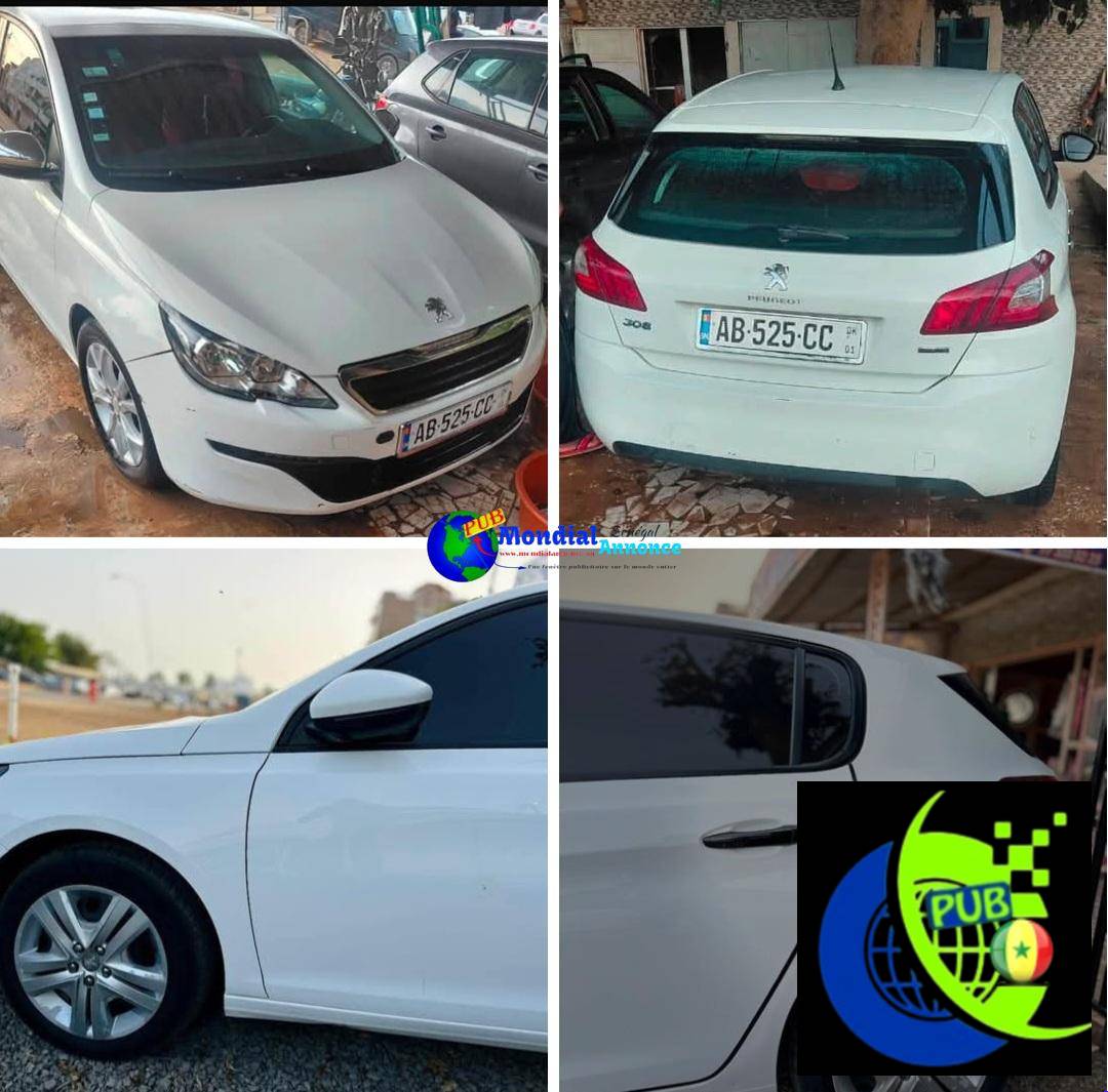 Peugeot 308 Diésel Manuelle de 2016 disponible à 5 300 000 F CFA