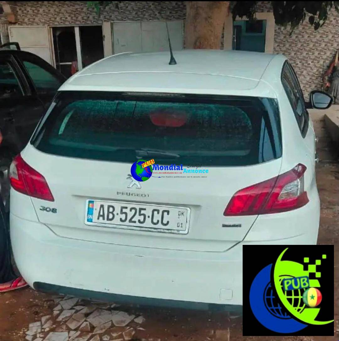 Peugeot 308 Diésel Manuelle de 2016 disponible à 5 300 000 F CFA