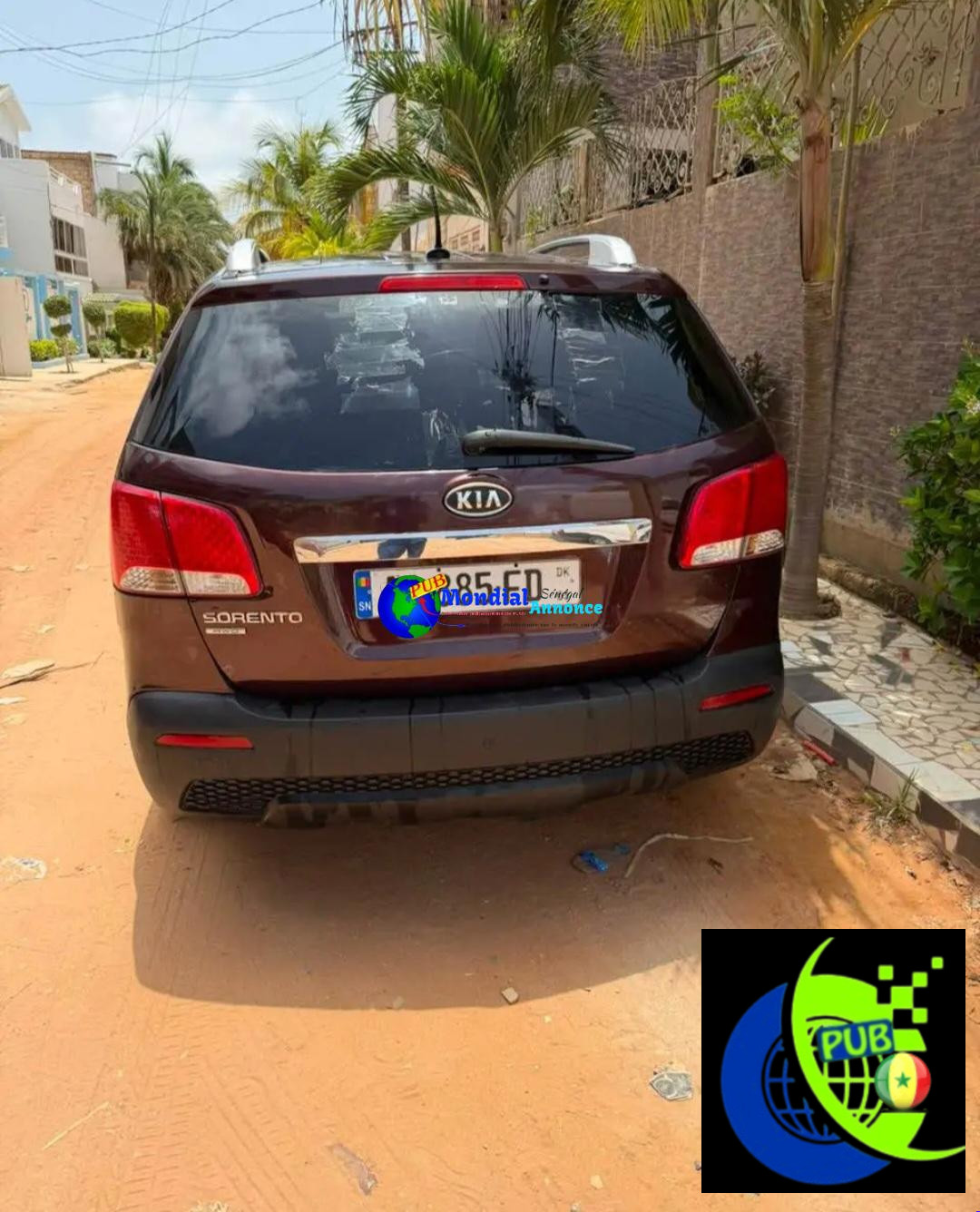 Kia Sorento 4×4 Essence Automatique de 2013 disponible. Prix : 3 900 000 F CFA