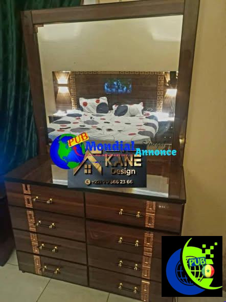 Chambre à coucher MDF moderne disponible sur commande – Kane Design