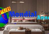 Double lit capitonné avec ou sans commodes – Livraison partout au Sénégal