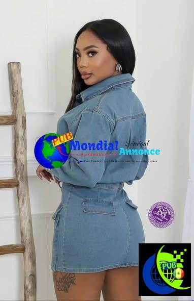 🛍️ Ensemble Jupe Jeans Original 2026 à 13 000 FCFA – Promotion de Lancement