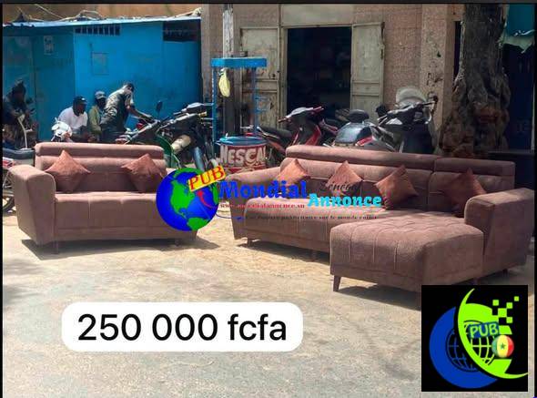 Salon en L moderne à vendre à 250 000 FCFA