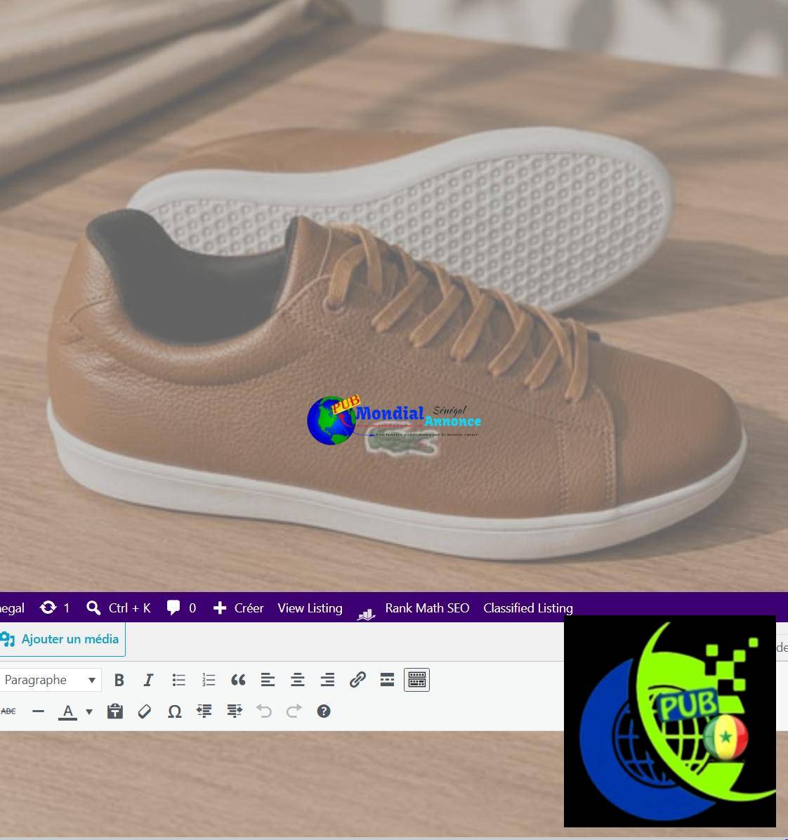 Chaussures Lacoste Originales – Toutes Pointures à 18 000 FCFA
