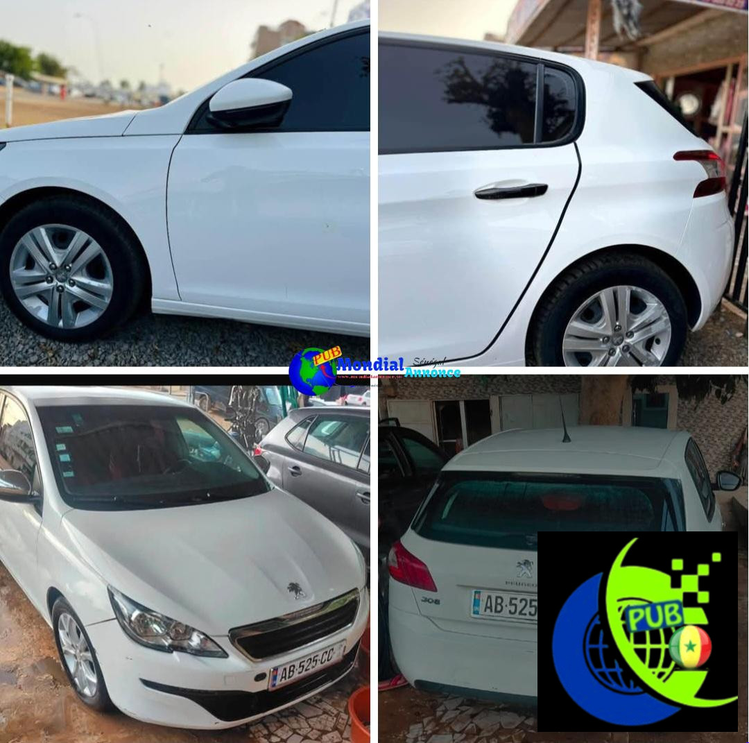 Peugeot 308 Diesel Manuelle de 2016 Full Options disponible