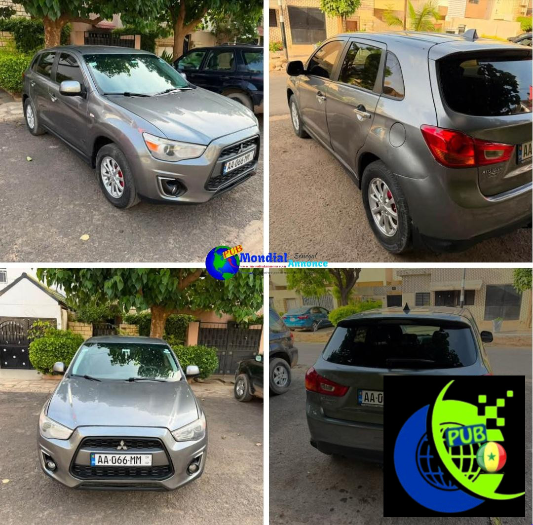 Mitsubishi RVR de 2015 – 4×4 AWD Automatique dispo à Dakar.  Prix : 4 400 000 F CFA