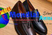 Mocassins Homme en Cuir 100% (Pointures 40 à 46) disponibles à 20 000 F CFA