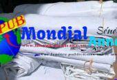 Bâches de Protection Disponibles – Résistantes & Multiusages. Contact : 766909727