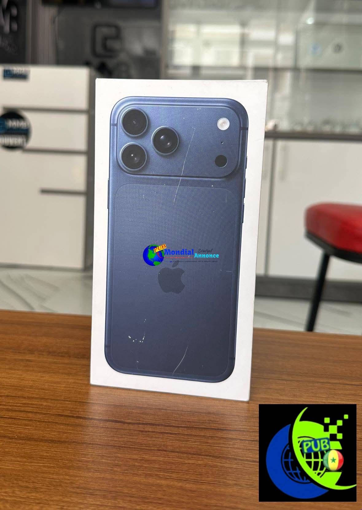 iPhone 17 Pro Max (256 Go – eSIM) Scellé – Vendu Sur Facture avec Garantie à Dakar