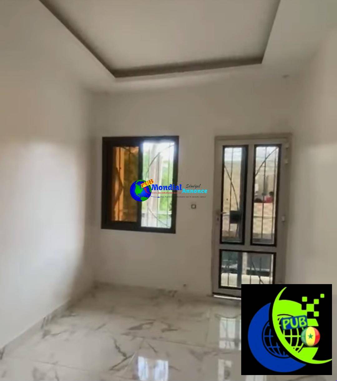 Location Appartement F4 (3 Chambres, Salon) climatisé aux Mamelles (Cité Asecna)