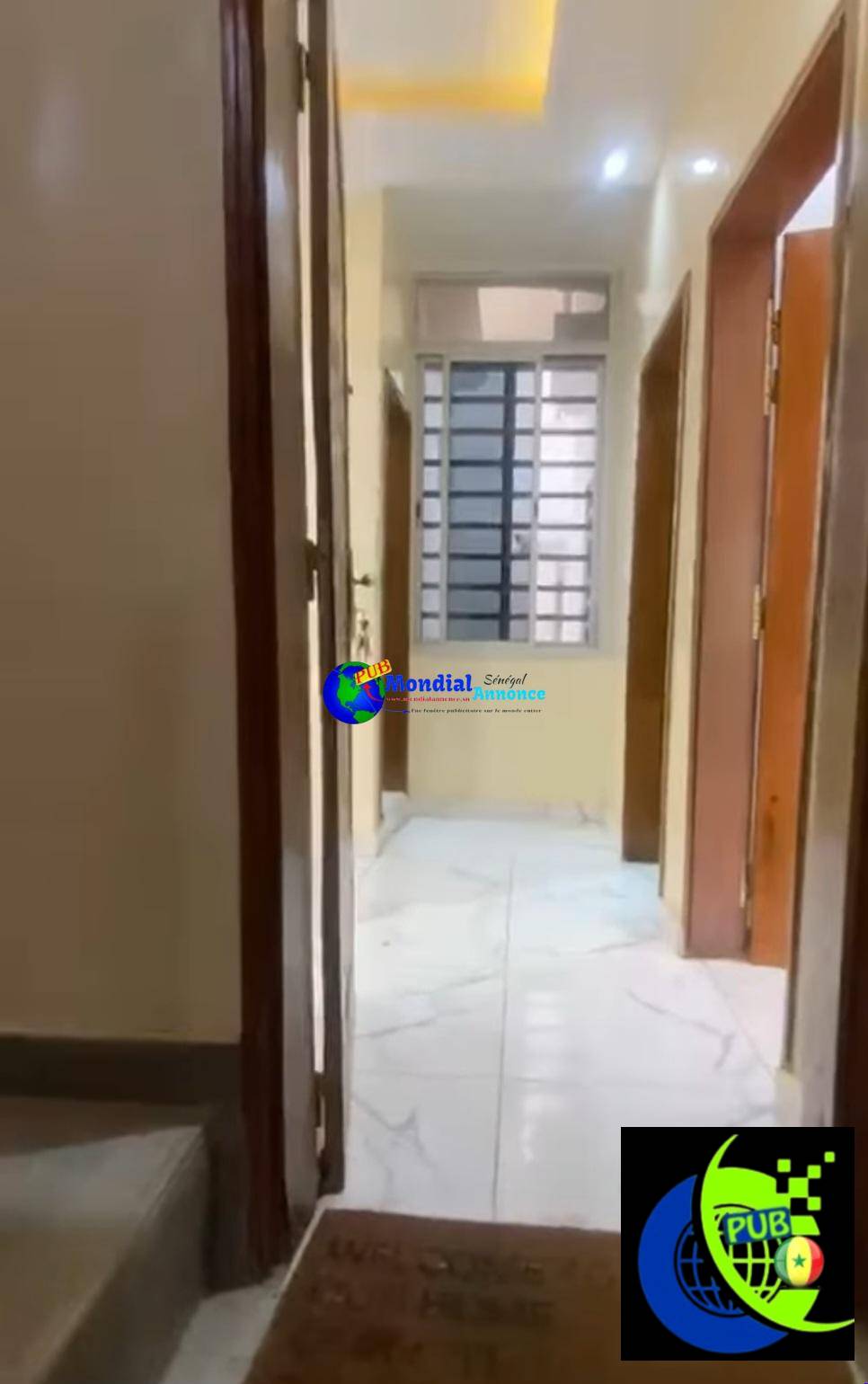 Location Appartement F4 (3 Chambres, Salon) climatisé aux Mamelles (Cité Asecna)