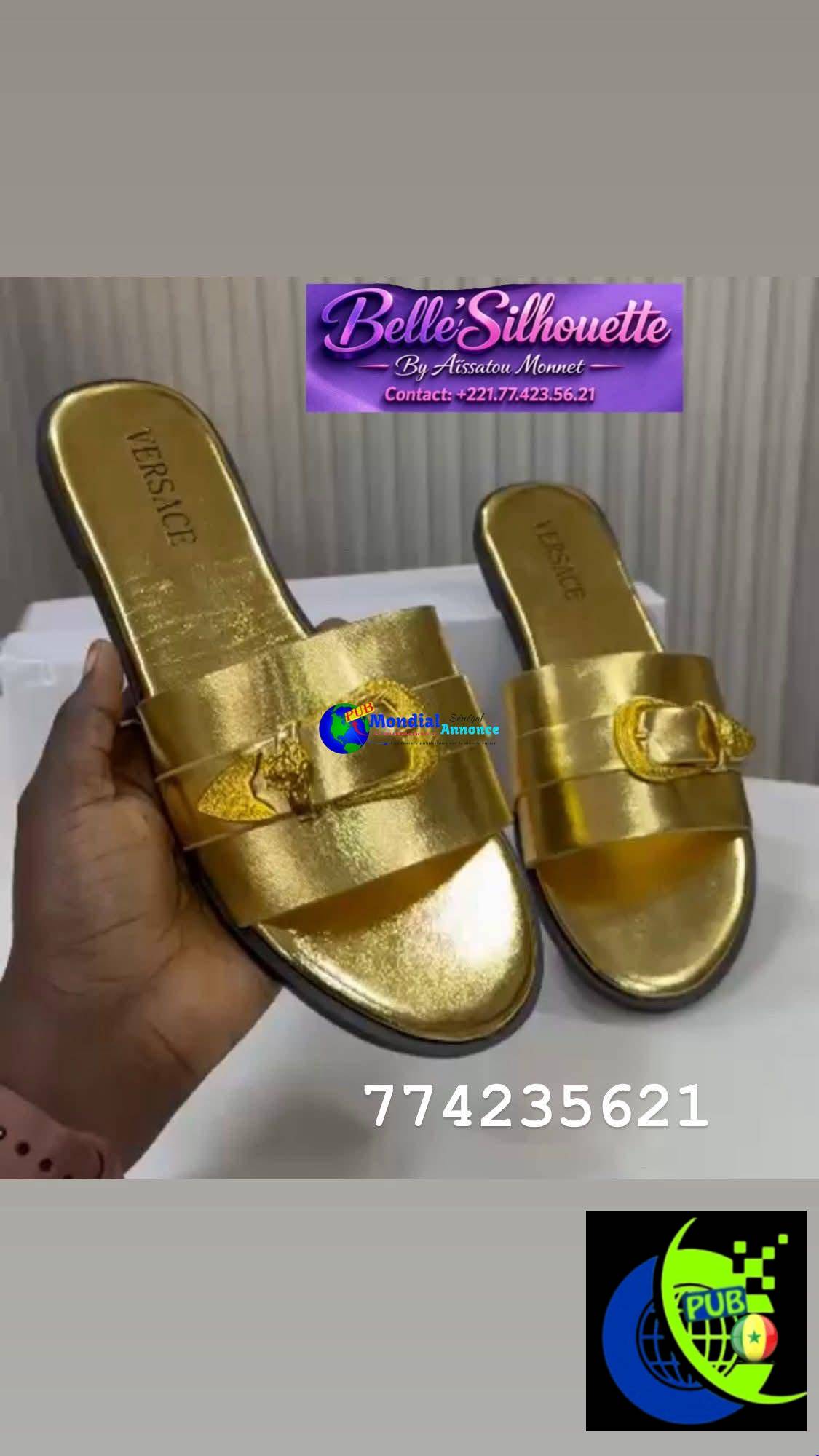 Sandales Versace Qualité Supérieure Pour Femmes