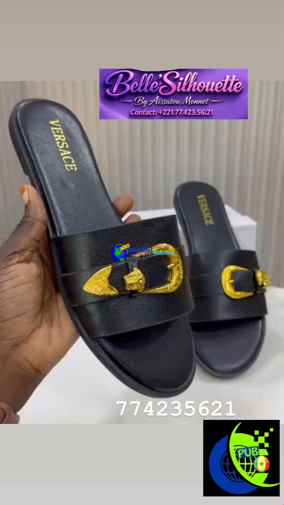 Sandales Versace Qualité Supérieure Pour Femmes