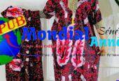 Robes Tendances Pour Femmes disponibles. Prix : 6 000 F CFA