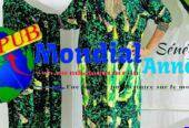 Robes Tendances Pour Femmes disponibles. Prix : 6 000 F CFA