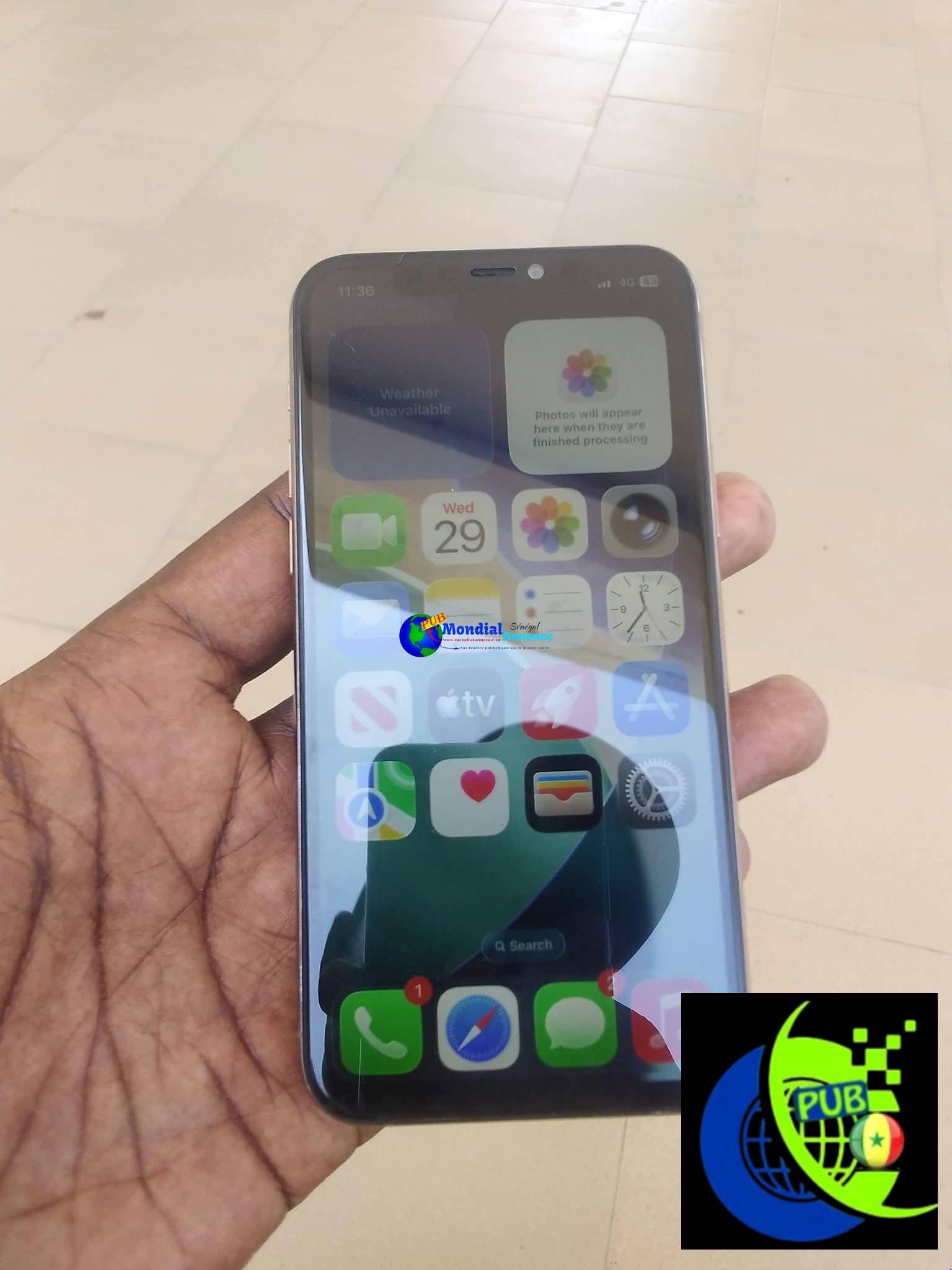 iPhone 11 Pro 64 Go (Batterie 72%, Face ID) disponible à Dakar