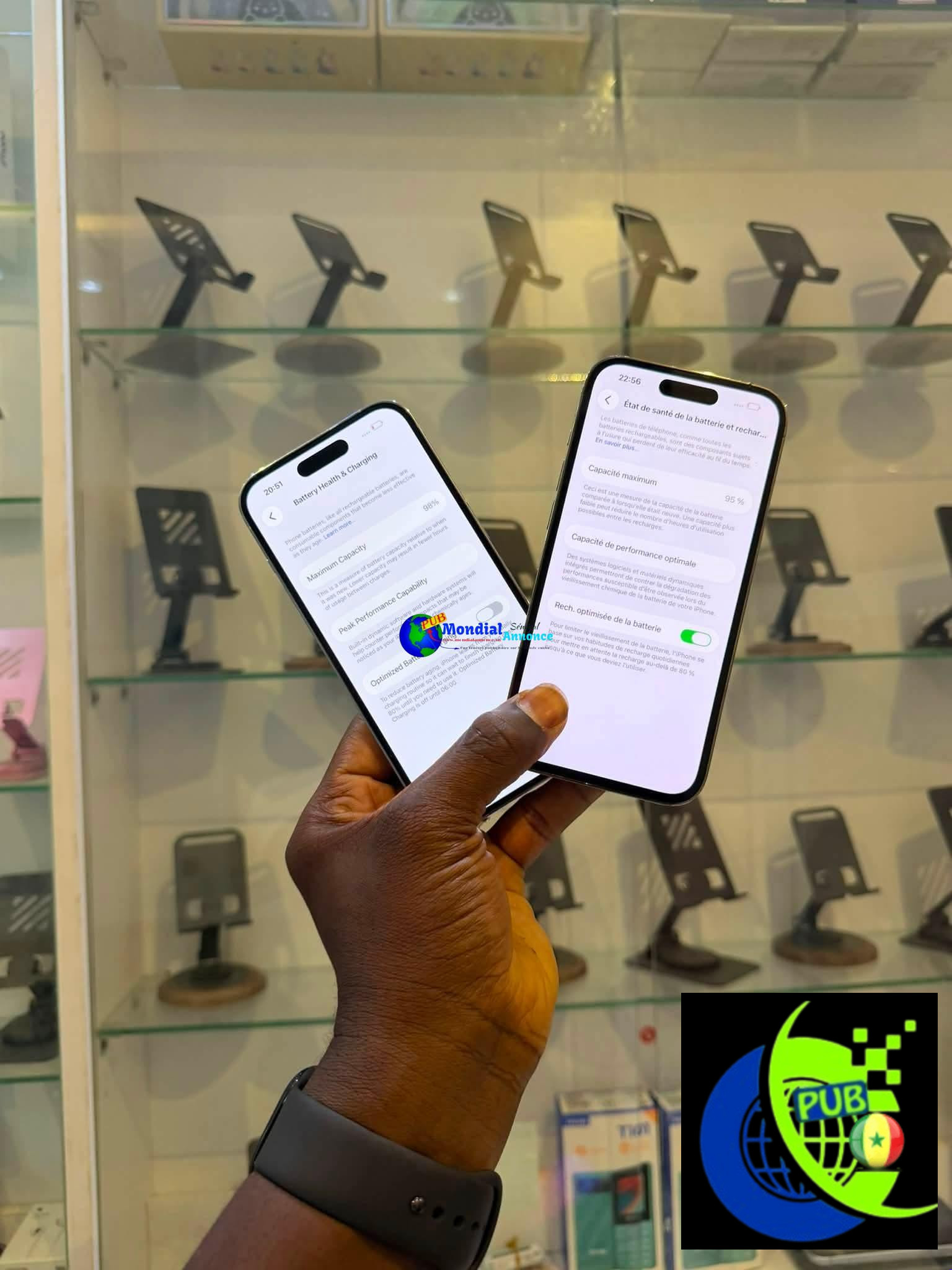 iPhone 14 Pro 256 Go US (Blanc & Gold) disponible à Médina, Dakar