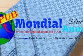 Brodé Original Menlace Pur Coton 5 Yards à Dakar – 50 000 FCFA