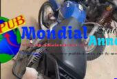TVS à vendre, moteur 125, avec CMC en cours. Une moto pratique pour vos déplacements quotidiens.