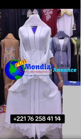 Abaya Dubaï élégante à 22 000 FCFA – Disponible à Dakar