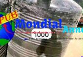Des Réservoirs d’Eau en Haute Qualité (250 L à 5 000 L) disponibles à Dakar. Contact : 76 690 97 27