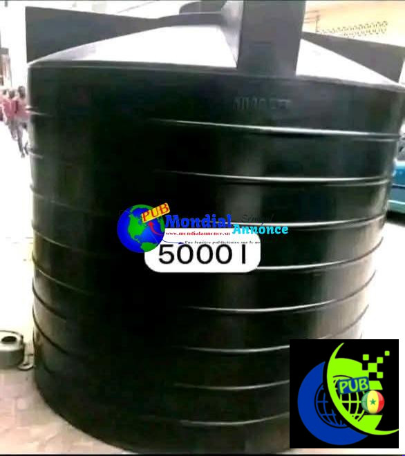 Des Réservoirs d’Eau en Haute Qualité (250 L à 5 000 L) disponibles à Dakar. Contact : 76 690 97 27