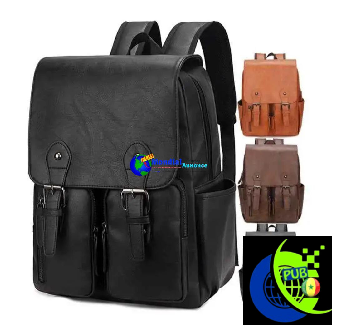 Vente : Sacs à Dos Chic pour Hommes (Noir, Marron, Orange) chez Reims Boutique à Dakar. Prix : 10.000 F CFA