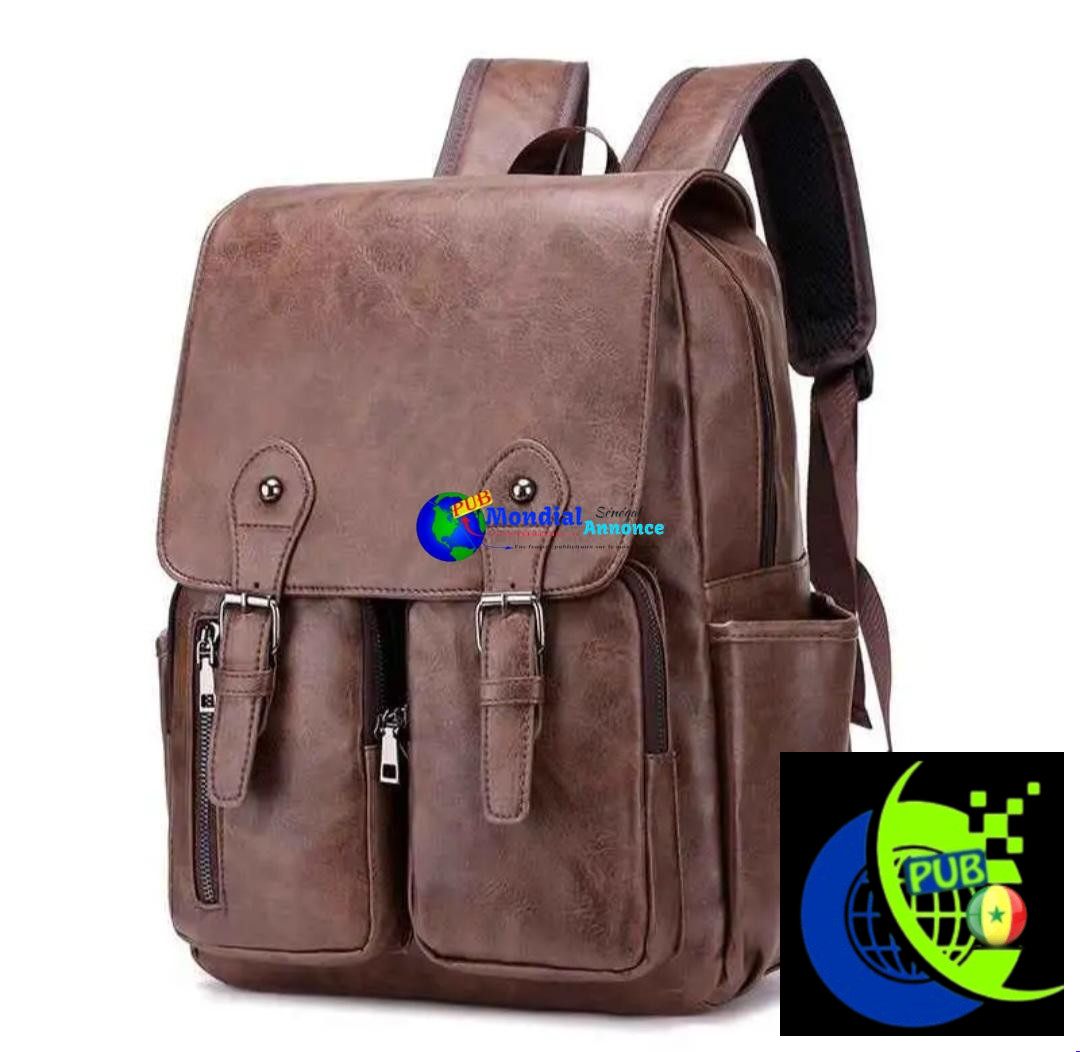 Vente : Sacs à Dos Chic pour Hommes (Noir, Marron, Orange) chez Reims Boutique à Dakar. Prix : 10.000 F CFA