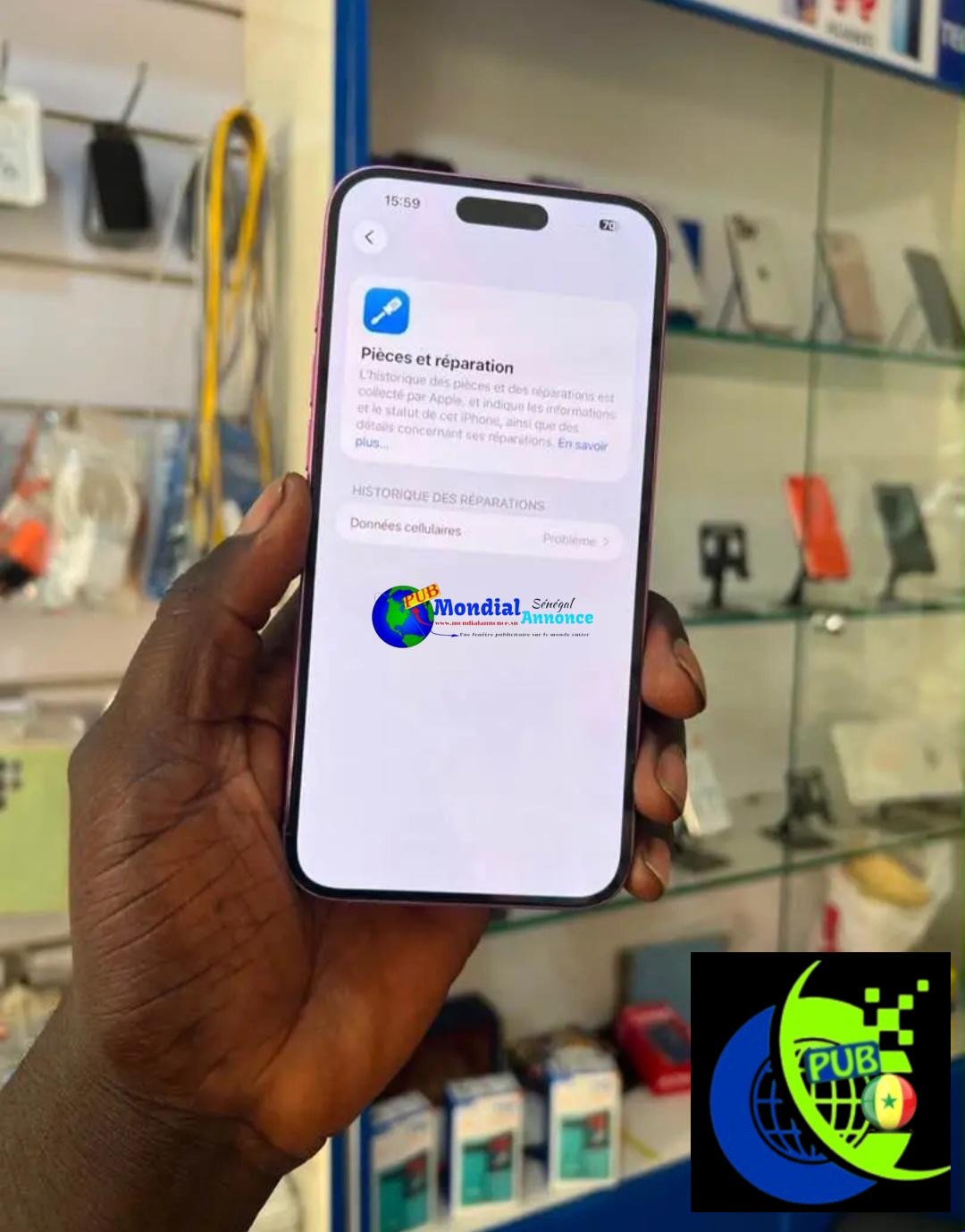 Vente : iPhone 16 Plus de 128 Go disponible à Dakar. Prix : 235 000 F CFA