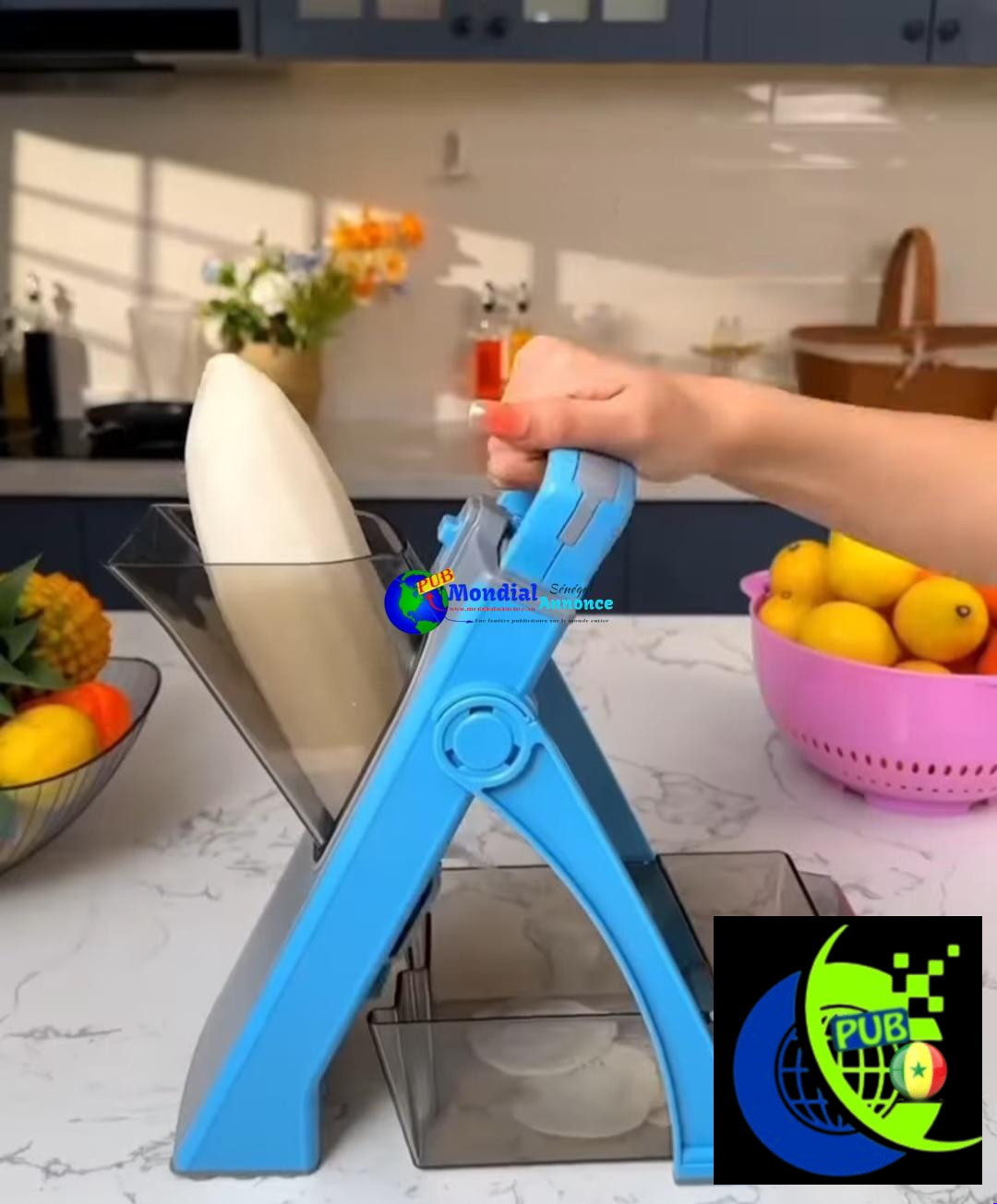 Vente : Découpe-Légumes Multifonction Pratique à Dakar. Prix : 5 000 F CFA