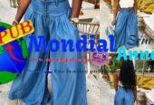 Vente : Pantalon Jeans pour Femmes en Bas Large Original à Dakar. Prix : 12 000 F CFA