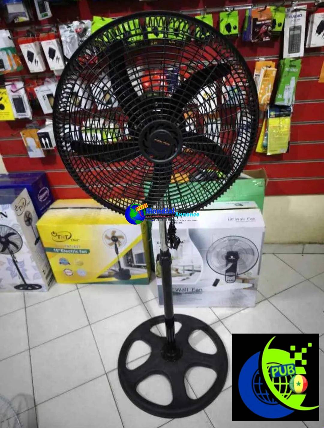 Ventilateur Sur Pieds Coralstar de 18 Pouces sans Télécommande – Dakar