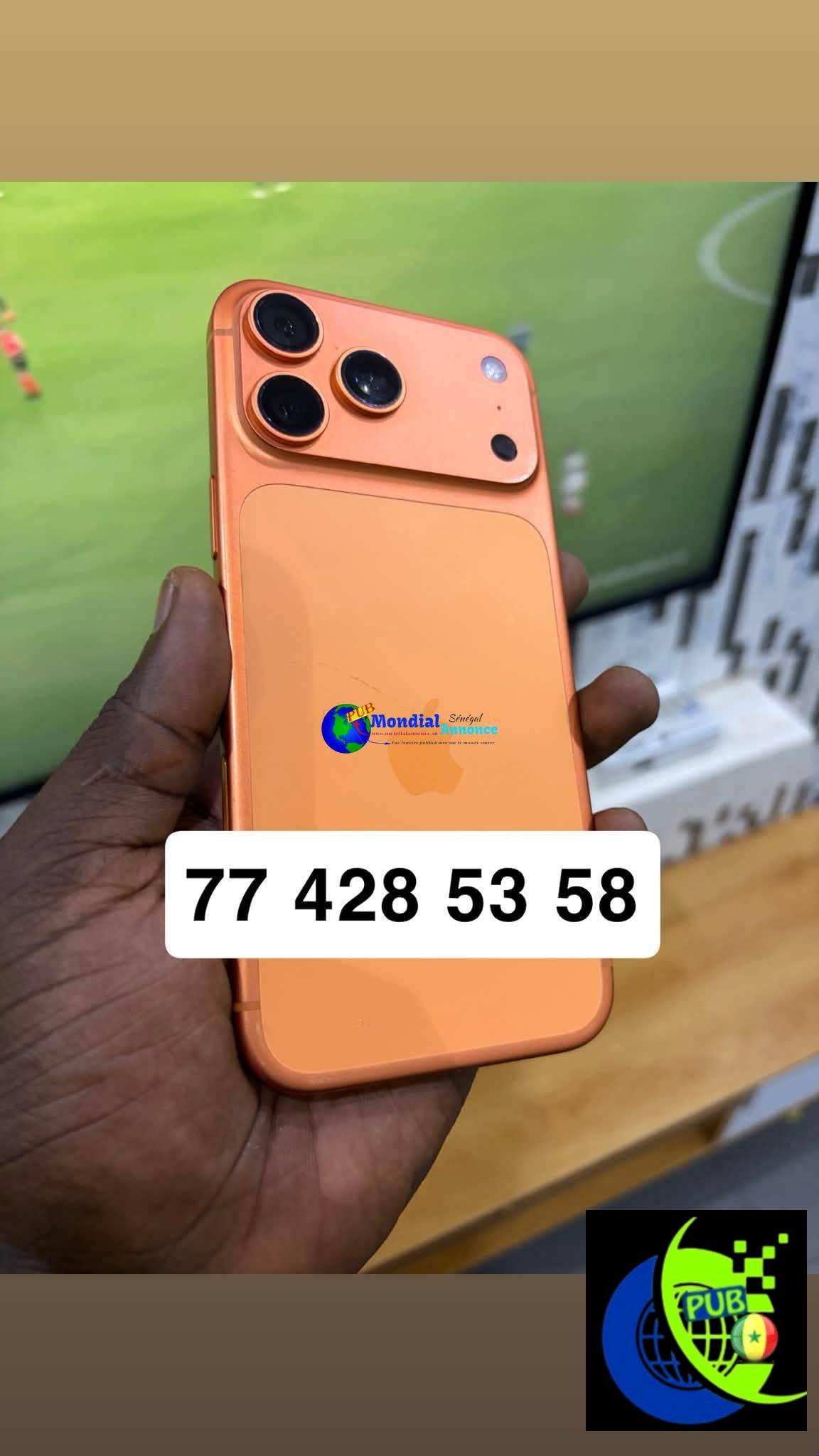 iPhone 17 Pro Max Neuf de 256 Go à vendre sur Facture à Dakar. Prix : 695 000 F CFA