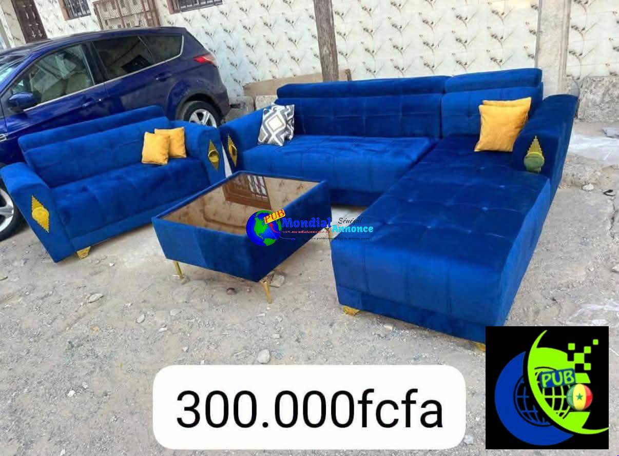 Des Salons Modernes & Confortables (Modèles Variés) disponibles à Dakar – À partir de 250 000 F CFA