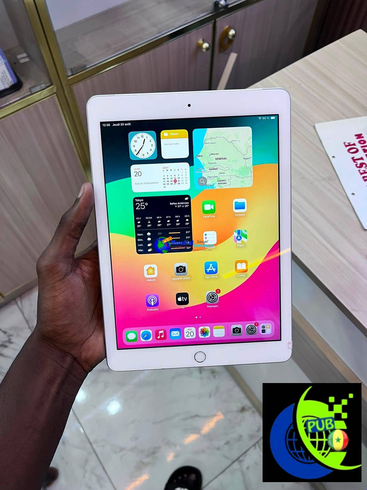 iPad 6ème Génération de 32 Go Vendu sur Facture avec Garantie – Parcelles Cité Fadia