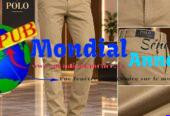 Vente : Pantalons Kaki Polo Chic (Offre Spéciale Lots) à Dakar – À partir de 8 000 F CFA