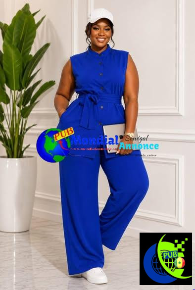 Ensemble Bas Large et haut col Chemise pour femme à vendre à Dakar – Prix Abordable