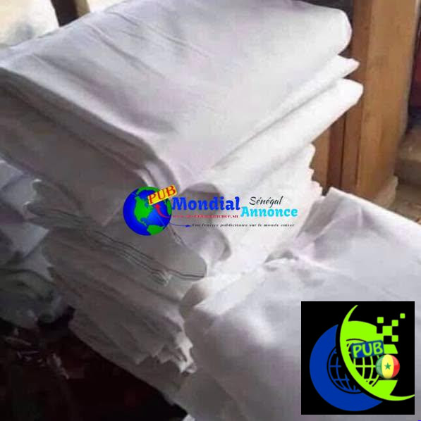 Drap blanc king size 100 % coton avec taies d’oreiller