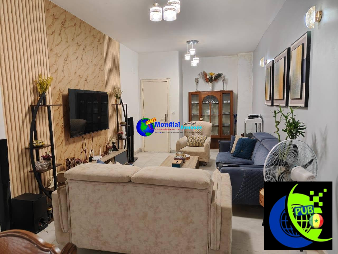 Villa F5 R+1 entièrement meublée à vendre aux Almadies 2 – 120 millions FCFA