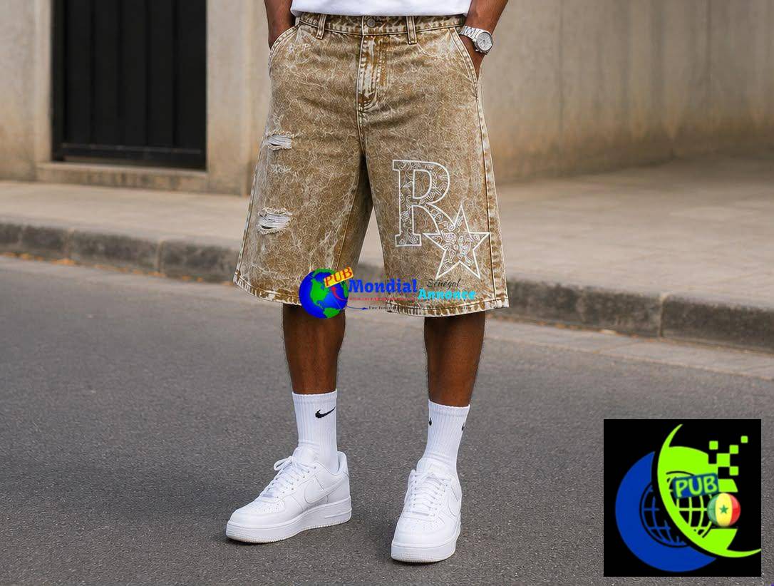 Short Jean Homme Tendance et Décontracté Disponible à Dakar