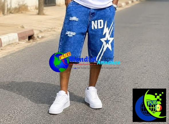 Short Jean Homme Tendance et Décontracté Disponible à Dakar