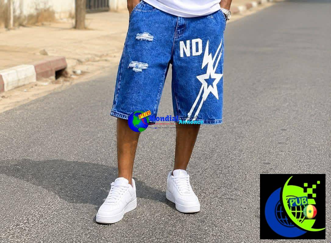 Short Jean Homme Tendance et Décontracté Disponible à Dakar