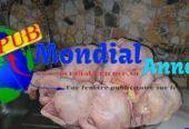 Poulets gros calibres disponibles à 3 500 FCFA