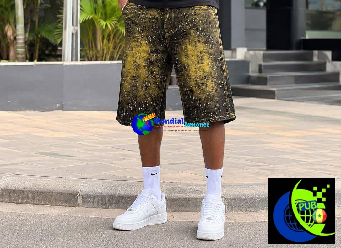 Short Jean Homme Tendance et Décontracté Disponible à Dakar