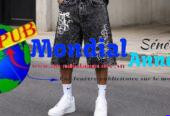 Short Jean Homme Tendance et Décontracté Disponible à Dakar