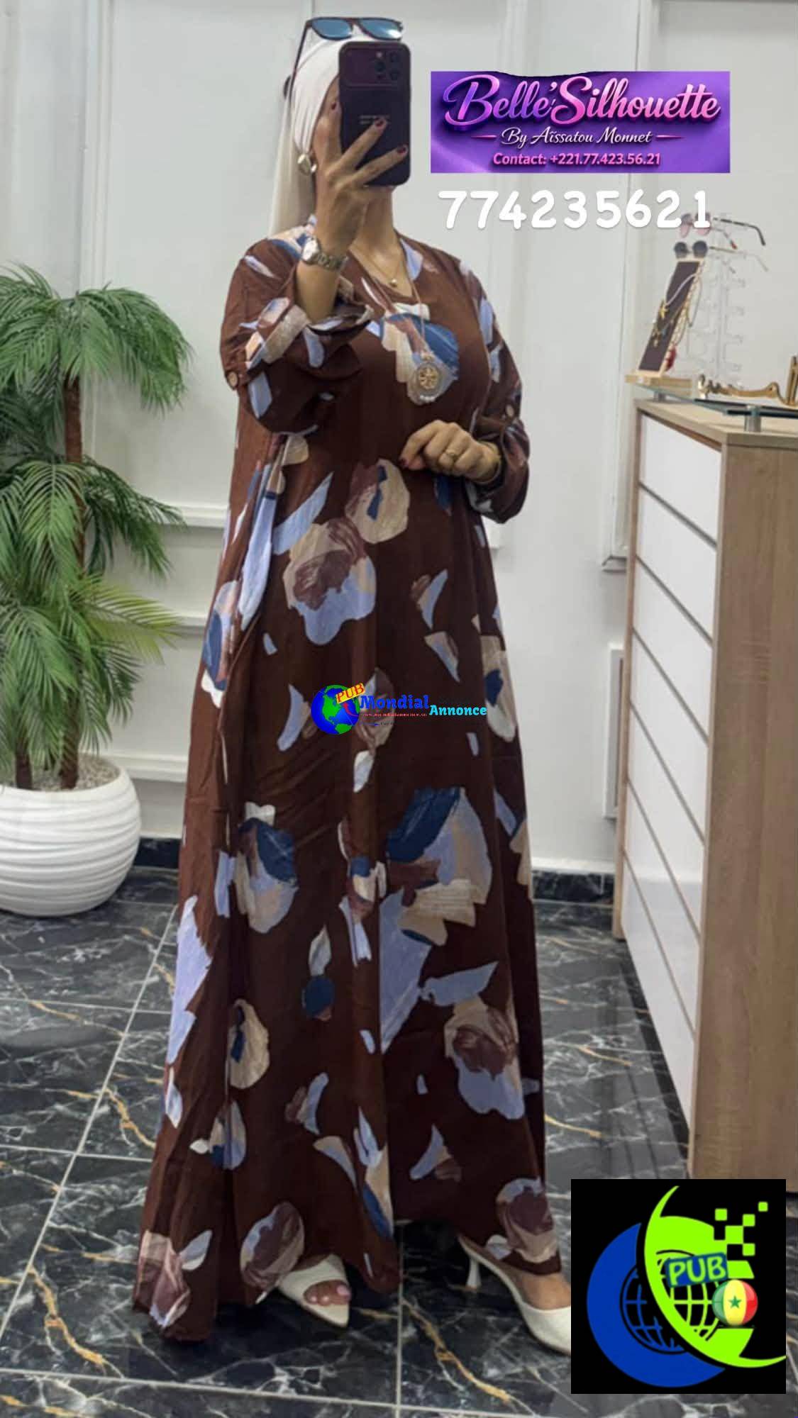 Robe chic Qualité supérieure, disponible chez Belle’silhouette by AïssatouMonnet