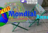 Table et chaises d’étude pour enfant à 12 500 FCFA