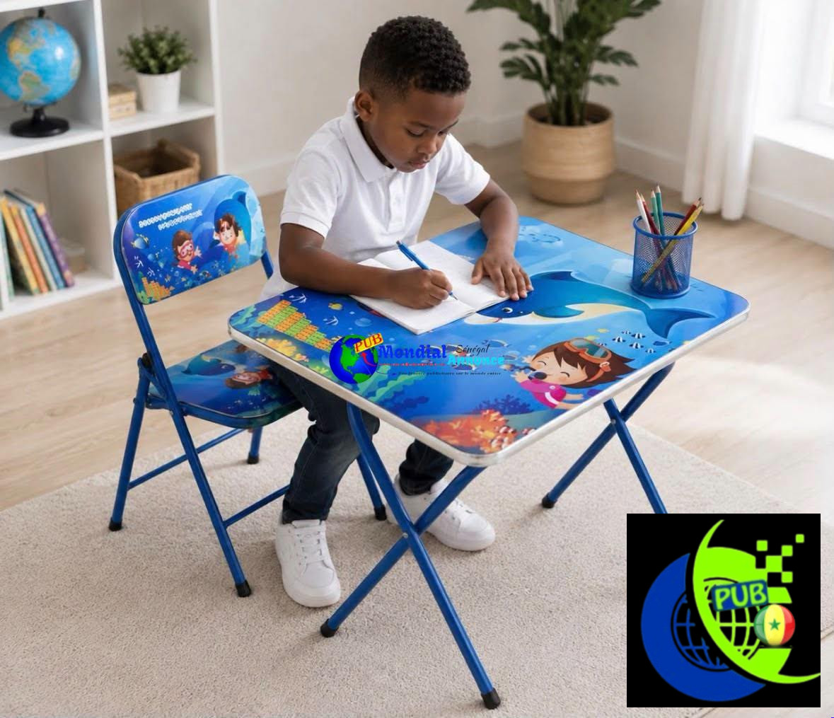 Table et chaises d’étude pour enfant à 12 500 FCFA
