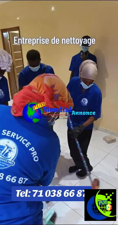Entreprise nettoyage professionnel au Sénégal – Services de qualité