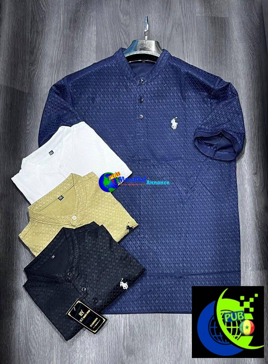 Polos Homme de Qualité disponibles à partir de 7 000 F CFA / Unité